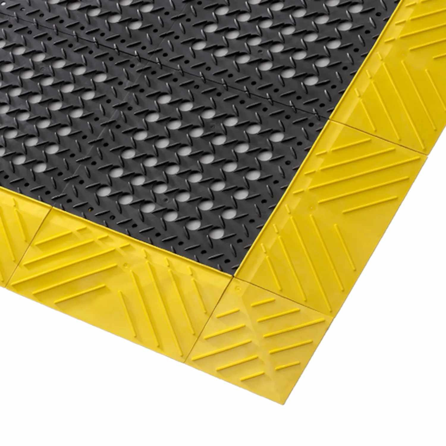 Antirutsch-Steckfliesen DIAMOND FLEX LOK aus PVC | 30 x 30 cm | extreme Belastung